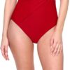Maillot de bain Gottex col carré contrôle ventre femme-3