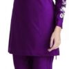 Burkini WOWDECOR maillot bain islamique modeste polyester-2