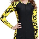 Maillot de bain modeste YEESAM une pièce femme lycra UPF50+-0